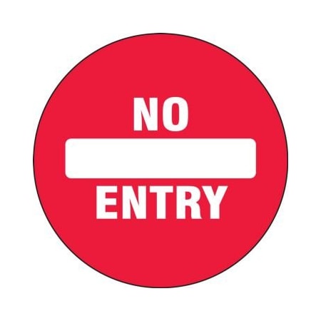 DOUBLESIDED DOOR STICKERS NO ENTRY LADM204E